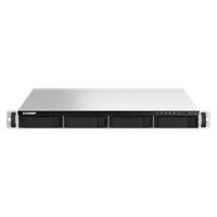 QNAP TS-464U NAS Rack (1 U) Intel® Celeron® N5095 8 Go DDR4 0 To QNAP Turbo System Aluminium, Noir