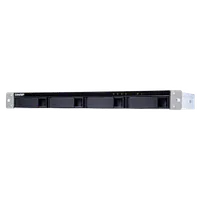QNAP TL-R400S Boîtier de disques de stockage Boîtier disque dur/SSD Noir, Gris 2.5/3.5"