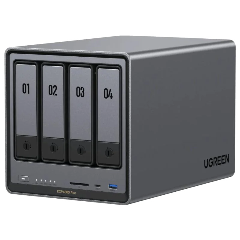 Ugreen NASync DXP4800 Plus NAS Bureau Intel® Pentium® Gold 8505 8 Go DDR5 0 To UGOS Pro
