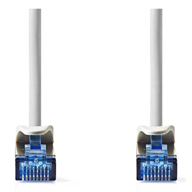 CABLE RJ45 CAT-6a S/FTP  MALE -MALE 15M GRIS