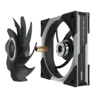 ASUS ROG Eurux GR120 ARGB Reverse Fan - Triple Pack Boitier PC Ventilateur 12 cm Noir, Blanc 3 pièce(s) - 10