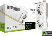 Carte Graphique Zotac Gaming GeForce RTX 5070 Twin Edge OC White