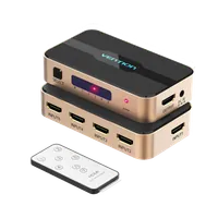 Switch HDMI Vention 5 ports (5 entrées / 1 sortie) (Noir/Or)