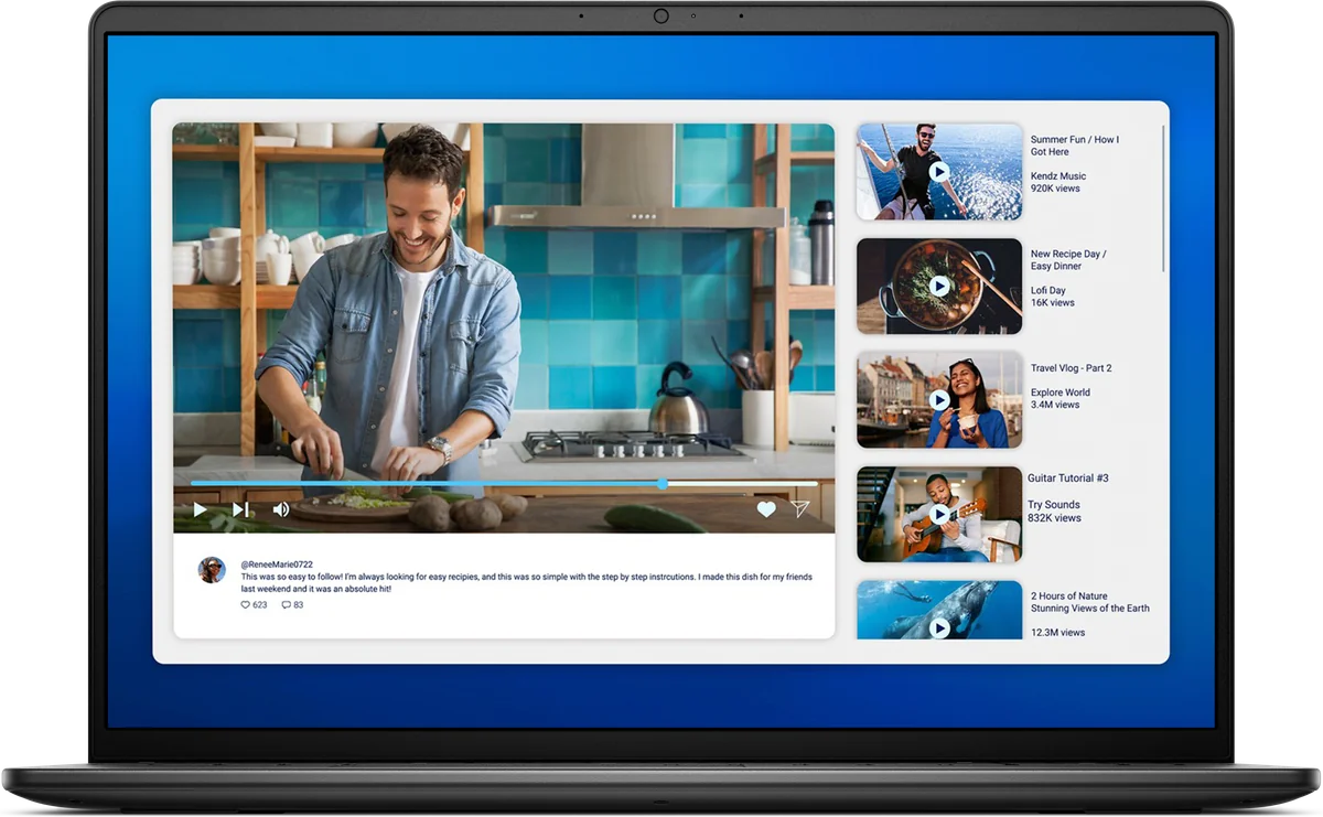 DELL DC16250 Intel Core 5 120U Ordinateur portable 40,6 cm (16") Full HD+ 8 Go DDR5-SDRAM 512 Go SSD Wi-Fi 6 (802.11ax) Windows 11 Pro Noir AZERTY Français