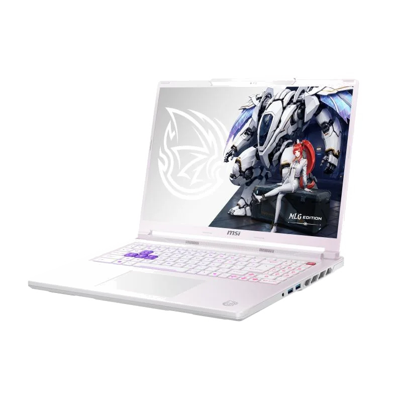MSI Crosshair A16 HX MLG Edition E8WFK-228FRY AMD Ryzen™ 7 8840HX Ordinateur portable 40,6 cm (16") Quad HD+ 32 Go DDR5-SDRAM 1 To SSD NVIDIA GeForce RTX 5060 Wi-Fi 6E (802.11ax) Windows 11 Home Blanc Français
