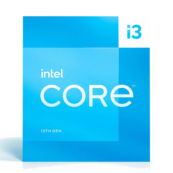 Processeur Intel Core i3-13100F (4,5 Ghz) LGA 1700 - Sans iGPU Version OEM (Tray)