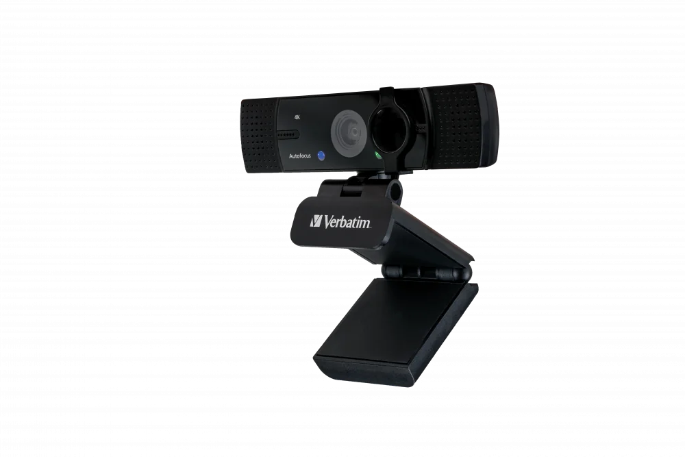 Verbatim 49580 webcam 3840 x 2160 pixels USB 2.0 Noir