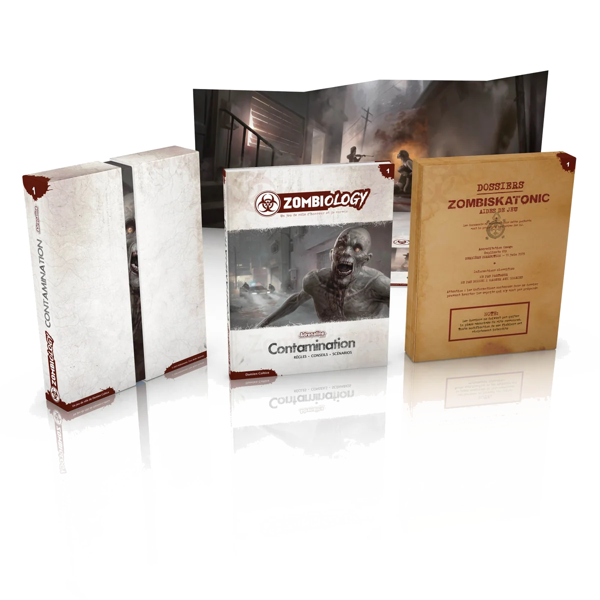Jeu de Rôle : Zombiology - Livre #1 Contamination : Aides de Jeu (Fr)