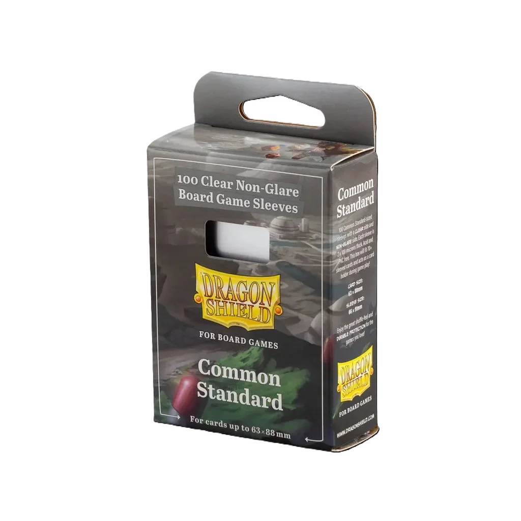 Lot de 100 Sleeves Dragon Shield Common Standard 63x88mm