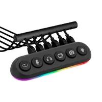 Hub USB 3.0 Streamplify Hub Deck 5 RGB - 5 ports (Noir) - 1