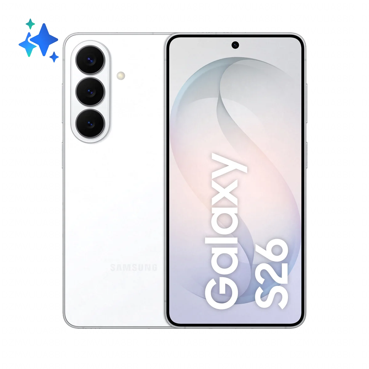 Samsung Galaxy S26 16 cm (6.3") Double SIM Android 16.0 5G USB Type-C 12 Go 256 Go 4300 mAh Blanc