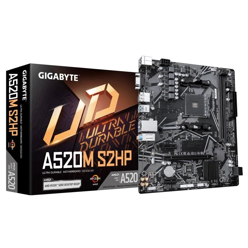 GIGABYTE A520M S2HP Carte Mère