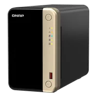 QNAP TS-264 NAS Tower Intel® Celeron® N5095 8 Go 0 To QNAP QTS Noir, Or - 2