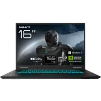 GIGABYTE GAMING A16 Ordinateur Portable - 16", 165Hz WUXGA, Ryzen 7 260, RTX 5070, 16Go DDR5 5200MHz, SSD Gen4 1To, Windows 11 Home, Garantie 2 ans, Dolby Atmos, GAMING A16 3WHK3FR894SH