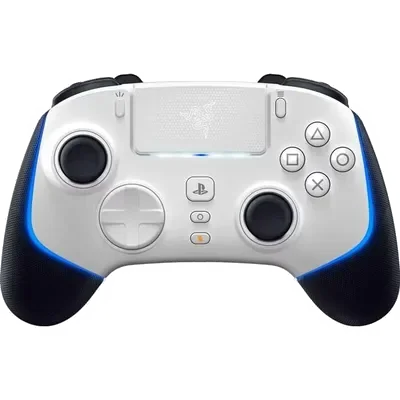 ONLAN - Manette Compatible Playstation 5-Sans fil RGB - Blanc