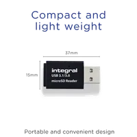 Integral INCRUSB3.0MSDV2 lecteur de carte mémoire - 4