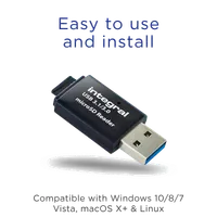 Integral INCRUSB3.0MSDV2 lecteur de carte mémoire - 5