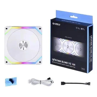Lian Li UNI FAN SL140 V2 Ventilateur pour PC blanc (l x H x P) 140 x 140 x 25 mm