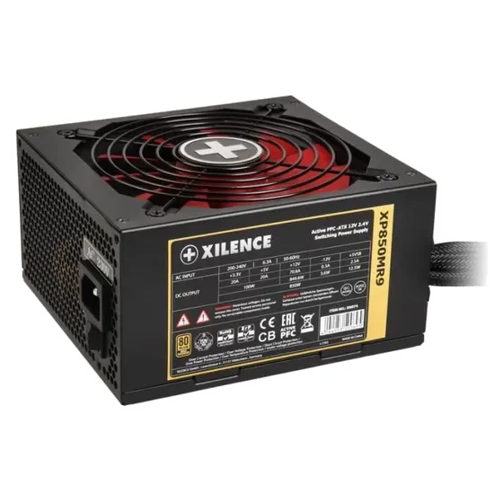 Alimentation ATX Xilence Gaming Gold - 850W (Noir)