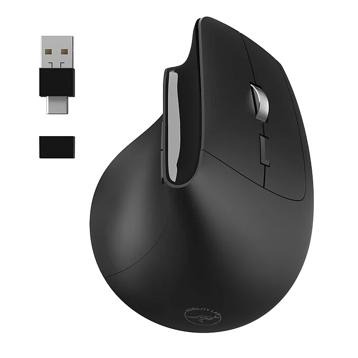 MOBILITY LAB SOURIS ERGONOMIQUE 1600dpi s/fil USB * Noir