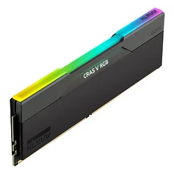 Kit Barettes mémoire 32Go (2x16Go) DIMM DDR5 Klevv Cras V RGB 6400MHz CL30 (Noir)