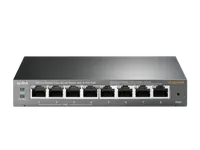 TP-Link TL-SG108PE Géré L2 Gigabit Ethernet (10/100/1000) Connexion Ethernet, supportant l'alimentation via ce port (PoE) Noir