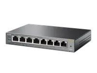 TP-Link TL-SG108PE Géré L2 Gigabit Ethernet (10/100/1000) Connexion Ethernet, supportant l'alimentation via ce port (PoE) Noir - 3
